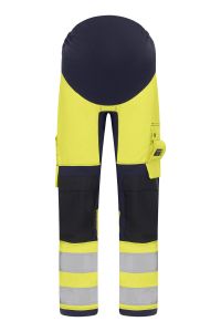 Hi-Vis Maternity Stretch trousers, Color: 94 yellow/navy