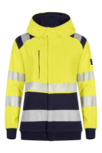 Chaqueta con capucha ignífuga para mujer